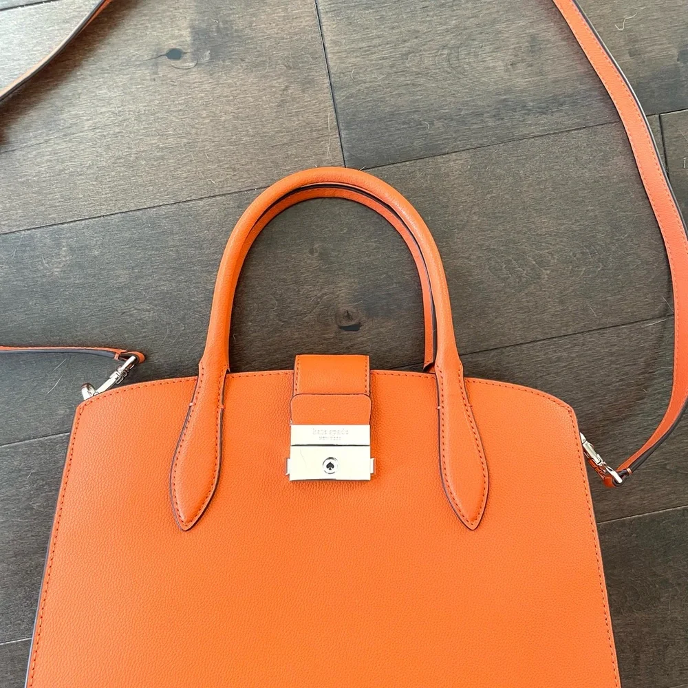 Kate Spade New York Voyage Small Grain Textured Leather Satchel